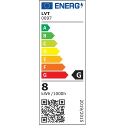 Lampa podłogowa LED 8W 2700-6500K IP20 czarna 170cm do wnętrz — zdjęcie 5