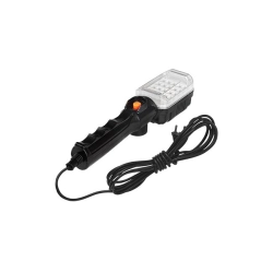Lampa LED 12W 6500K IP20 czarna do garażu i warsztatu