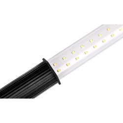 Lampa LED warsztatowa 4W 6500K IP20 czarna 435x60mm z kablem 5m do garażu i warsztatu