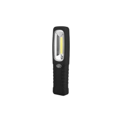 Lampa LED 3W 6500K IP20 czarna z magnesem i hakiem do garażu i warsztatu