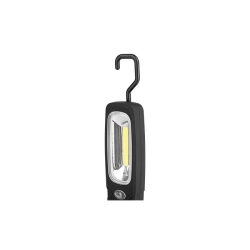 Lampa LED 3W 6500K IP20 czarna z magnesem i hakiem do garażu i warsztatu