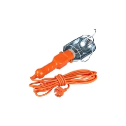 Lampa LED warsztatowa E27 40W pomarańczowa 5m kabel 230V do garażu i warsztatu