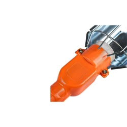 Lampa LED warsztatowa E27 40W pomarańczowa 5m kabel 230V do garażu i warsztatu