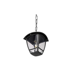 Lampa ogrodowa LED E27 60W IP44 czarna do ogrodu i altany