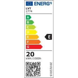 Oprawa LED 20W 3CCT IP54 czarna do elewacji i fasady