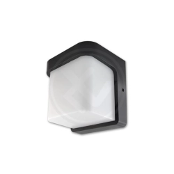 Oprawa LED E27 18W IP54 czarna do elewacji i fasady