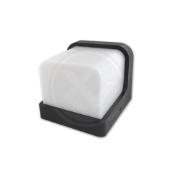 Oprawa LED E27 18W IP54 czarna do elewacji i fasady