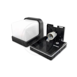 Oprawa LED E27 18W IP54 czarna do elewacji i fasady