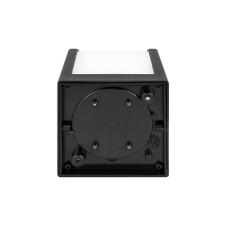 Oprawa architektoniczna Cube-1 GX53 czarna IP54 do elewacji i wejścia