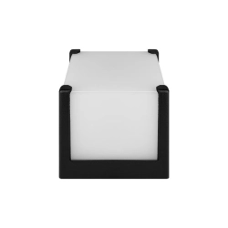 Oprawa architektoniczna Cube-1 GX53 czarna IP54 do elewacji i wejścia