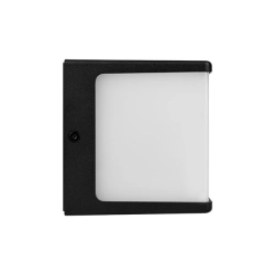 Oprawa architektoniczna Cube-2 GX53 czarna IP54 do wejścia i na schody