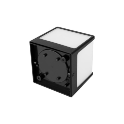 Oprawa architektoniczna Cube-2 GX53 czarna IP54 do wejścia i na schody