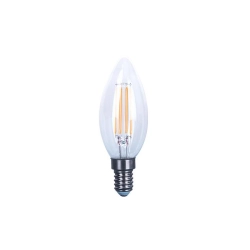 Żarówka LED E14 10W 4000K filament przezroczysta IP20 do domu i biura