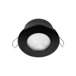 Oprawa halogenowa LED GU10 35W czarna IP44 do wejścia i na schody