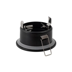 Oprawa halogenowa LED GU10 35W czarna IP44 do wejścia i na schody — zdjęcie 2