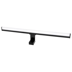 Kinkiet LED 8W 4000K IP44 czarny 60cm do łazienki i przedpokoju