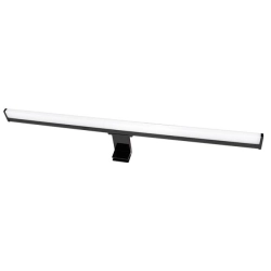 Kinkiet LED 8W 4000K IP44 czarny 60cm do łazienki i przedpokoju
