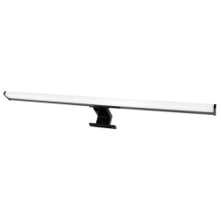 Kinkiet LED 8W 4000K IP44 czarny 60cm do łazienki i przedpokoju