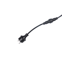 Girlanda LED 230V 10m 20x E27 IP44 czarna do ogrodu i tarasu — zdjęcie 4