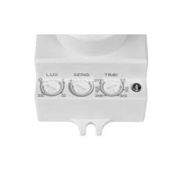 czujnik ruchu mikrofalowy 360st 220-240V IP20 do wejścia i na schody