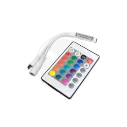 Sterownik LED RGB 72W 5-24V IR 24 przyciski do taśm LED