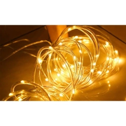 Girlanda LED solarna 100 LED 1,19m 2700K IP54 do ogrodu i altany