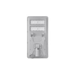 Lampa LED solarna hybrydowa 200W 5000K IP65 szara do podjazdu i parkingu