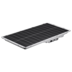 Lampa LED solarna hybrydowa 200W 5000K IP65 szara do podjazdu i parkingu