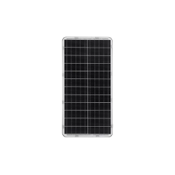Lampa LED solarna hybrydowa 200W 5000K IP65 szara do podjazdu i parkingu