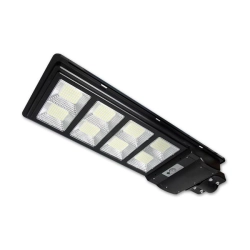 Lampa LED solarna 360W 6000K IP65 czarna z czujnikiem do ogrodu i podjazdu