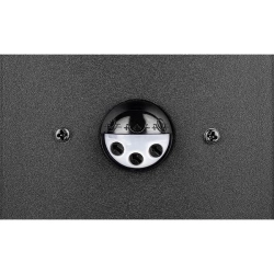 Lampa ogrodowa LED 60W E27 PIR IP54 czarna 61cm do ogrodu i altany