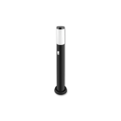 Lampa ogrodowa LED E27 20W czujnik ruchu IP44 czarna 65cm do ogrodu i altany