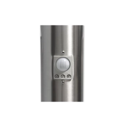 Lampa ogrodowa LED E27 20W IP44 srebrna 65cm czujnik ruchu — zdjęcie 2