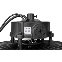 Lampa LED High Bay 200W 4000K IP65 czarna do hali i magazynu — zdjęcie 9