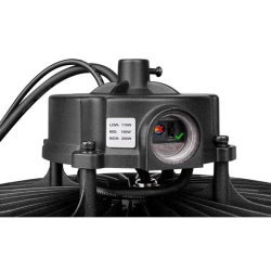 Lampa LED High Bay 200W 5000K IP65 czarna do garażu i warsztatu — zdjęcie 9
