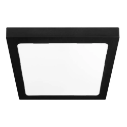 Panel LED natynkowy 24W 4000K IP20 czarny do wnętrz