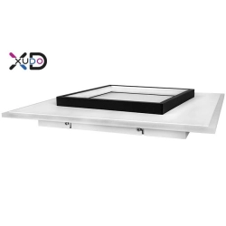 Żyrandol LED 32W 4000K 40x40cm czarny nowoczesny