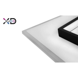 Żyrandol LED 32W 4000K 40x40cm czarny nowoczesny