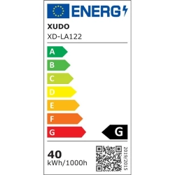 Żyrandol LED 40W 4000K czarny 55x47cm do salonu i jadalni
