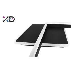 Żyrandol LED 40W 4000K czarny 55x47cm do salonu i jadalni