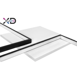 Żyrandol LED 57W regulowana barwa 3000-6000K IP20 czarny mat 79x58cm
