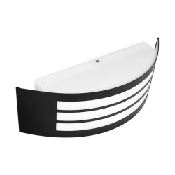 Oprawa LED E27 40W IP44 czarna do elewacji i wejścia