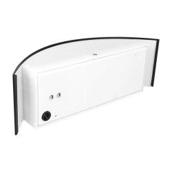 Oprawa LED E27 40W IP44 czarna do elewacji i wejścia
