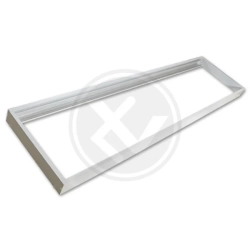 Ramka natynkowa do panelu LED 300x1200 biała do montażu natynkowego