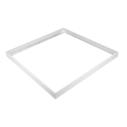 Ramka natynkowa do panelu LED 600x600 biała 43mm do montażu natynkowego