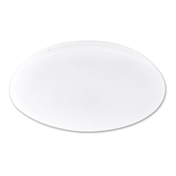Plafon LED 24W 4000K IP44 z czujnikiem mikrofalowym do wejścia i na schody - okrągły biały matowy plafon