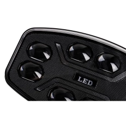 Lampa LED 60W 6000K IP67 czarna do warsztatu i roboczych zastosowań — zdjęcie 3
