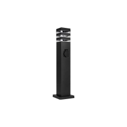 Lampa ogrodowa LED E27 60W IP54 czarna 61cm do ogrodu i altany