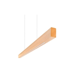 Lampa liniowa LED 24W 4000K IP20 czarno drewniana 90cm do wnętrz
