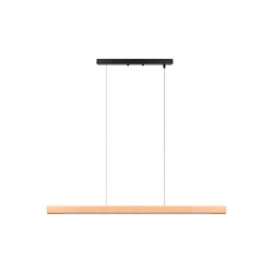 Lampa liniowa LED 30W 4000K czarno drewniana 120cm IP20 do wnętrz
